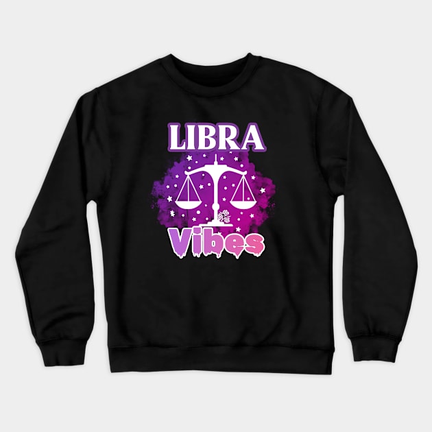 Libra vibes Crewneck Sweatshirt by RoseaneClare 